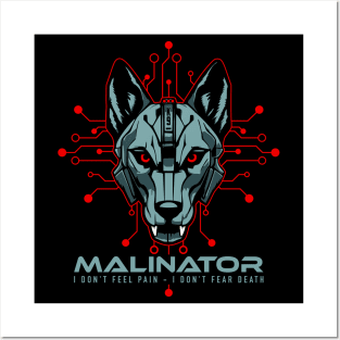 Belgium Malinois- Malinator Posters and Art